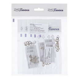 02 Блочка ФАСОВКА d 4.5 мм 5 x 10 шт под никель