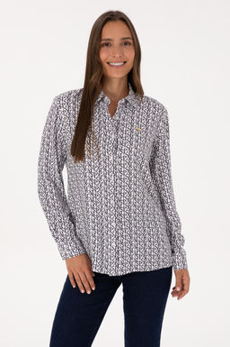 Kad_n Beyaz Uzun Kollu G_mlek Sepette S_rpriz _ndirim - U.s. polo assn фото 2