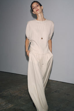 ZW COLLECTION PUFF SLEEVE BLOUSE - Zara фото 4