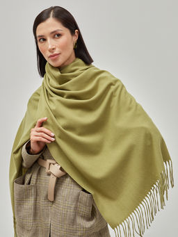 в составе ШЕРСТЬ. Большой, мягкий, теплый двусторонний палантин с принтом