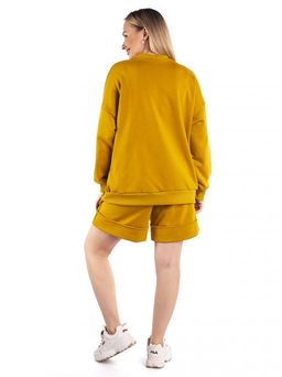 Костюм женский футер 3-х нитка петля пенье МАРСИ ОХРА - Domtrik фото 2