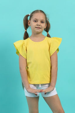 CRB wear/CSKG 63795-30-397 Футболка для девочки,желтый/Ex.Cherubino