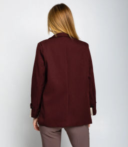 Пиджак #КТ8999, тёмно-бордовый - Dommod фото 3