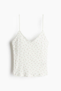 Top de tirantes en punto pointelle - H&m фото 10