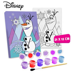 Картина по номерам, 21 х 15 см Олаф, Холодное сердце