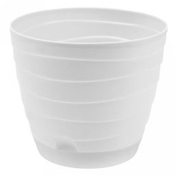 Горшок для цветов пластмассовый Бриз 0,7л, белый (Россия)