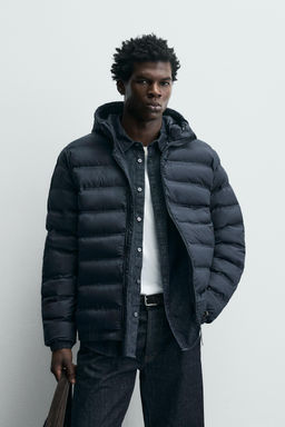 WATER-REPELLENT LIGHTWEIGHT PUFFER JACKET - Zara фото 2