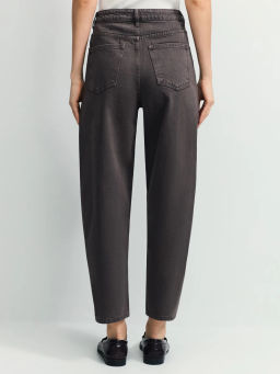 Джинсы barrel с высокой посадкой / Zarina  фото 4