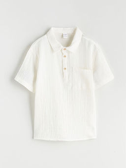 K?sa Kollu Cepli Erkek ?ocuk G?mlek