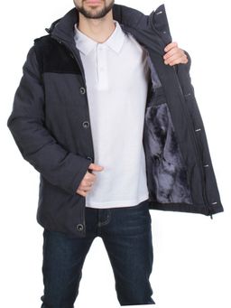 J830111 DEEP BLUE Куртка-жилет мужская зимняя NEW B BEK (100 гр. синтепон и искусственный мех)