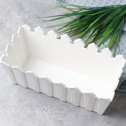 Кашпо пластик 20х9х8,5см / ZH-004 /уп 200/ - Галеонтрейд фото 2