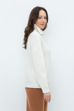 Джемпер Very Neat ЕВ 30106/24ш суровый из шерсти и акрила  фото 3