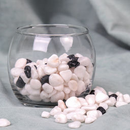 Декоративные камни 250г черно-белые / K-2754 /уп 100/ - Галеонтрейд фото 5