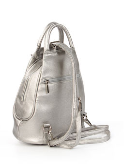 LACCOMA рюкзак Кэрри-серебристый эко кожа хлопок