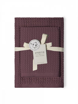 Набор полотенец вафельных 2шт 70x140, 50x90 марсала вафельное полотно