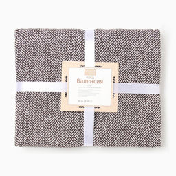 Плед Валенсия 140х200см, 13/BOUCLE, бел/дым, хл 50%, пэ 30%, пан 20% - Влади фото 5