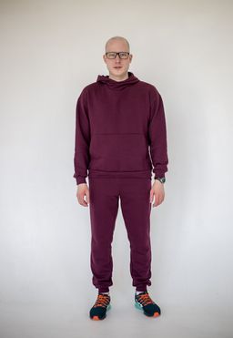 265П Костюм мужской, марсала петля - Knitka wear фото 7