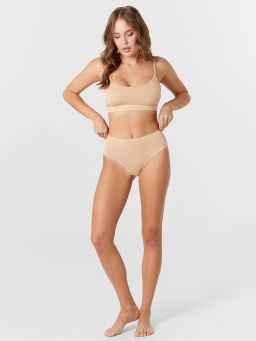 Бюстье женское в бежевом цвете обжаренный миндаль - Mark formelle фото 3