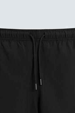 STRUCTURED MID-LENGTH SWIMMING TRUNKS - Zara фото 3