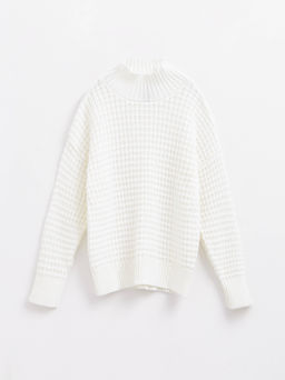 CONTE Джемпер объемного силуэта с воротником-стойкой LDK 220 - Conte elegant фото 9