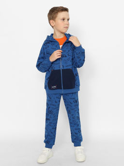 CRB wear/CWKB 63678-42-384 Толстовка для мальчика,синий/Ex.Cherubino  фото 3