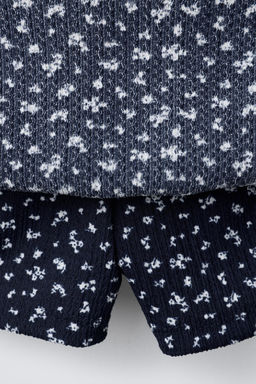 FLORAL COTTON GAUZE BERMUDA SKORT - Zara фото 4