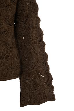 Vizon Ajurlu/Delikli Triko Kazak TWOAW22KZ1171 - Trendyolmilla фото 6