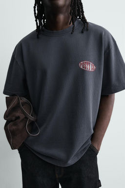 WASHED POST MALONE GRAPHIC SWEATSHIRT - Zara фото 13