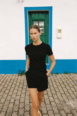 HIGH-WAIST BERMUDA SHORTS - Zara фото 29