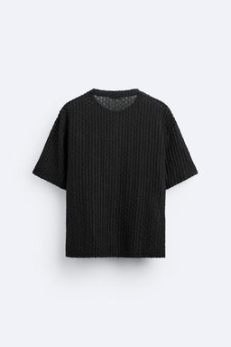 TEXTURED OPEN KNIT TOP - Zara фото 7