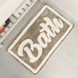 Коврик для ванной и туалета SAVANNA Bath, 50?80 см, бежевый  фото 6