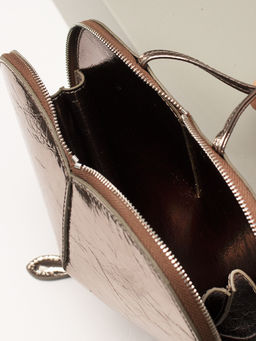 LACCOMA сумка НИ836-бронзовый натуральная кожа хлопок  фото 6