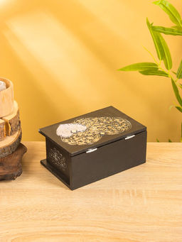 Шкатулка «Сердца», 18×12×8 см, МДФ