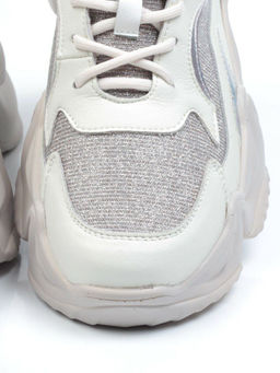 05-FDG101-2P WHITE Кроссовки женские (натуральная кожа) - Фабричный китай фото 15