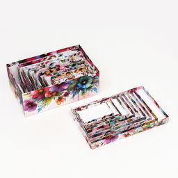 Набор коробок подарочных 10 в 1 Птицы и бабочки , 32.5?20?12.5 -12?7?4 см