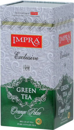 IMPRA. Exclusive. Green tea 200 гр. жест.банка