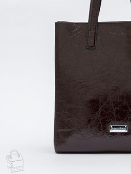 Сумка женская кожаная 91147-1SP coffee Velina Fabbiano-Safenta в Новосибирске