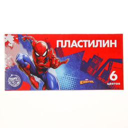 Пластилин 6 цветов 90 г Супергерой, Человек-паук - Marvel фото 3