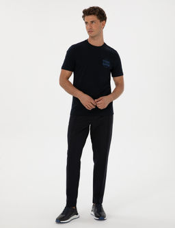 Lacivert Regular Fit Ti__rt