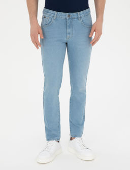 A__k Mavi Slim Fit Jean Pantolon