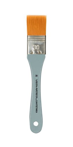 Кисть синтетика VISTA-ARTISTA 4023F-30 флейц 6 шт короткая ручка №30