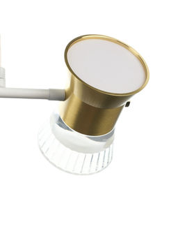Светильник «Авион» LED 40 Вт 4000К бело-золотой 90×11×12-212 см