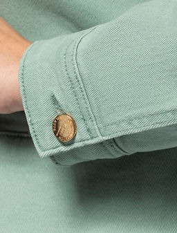 VILATTE / Куртка-жакет из эластичного денима фото 10