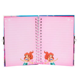 Записная книжка на замочке А6, Моя счастливая записная книжка, 50 листов, Принцессы: Ариэль - Disney фото 4