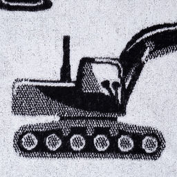 Полотенце махровое Этель Транспорт, 70х130 см, 100% хлопок, 420гр/м2  фото 2