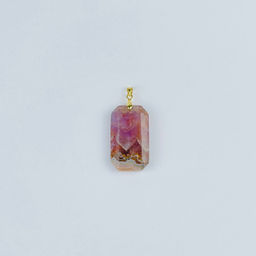 Кулон из Аметиста с Агатом - Радуга самоцветов фото 2