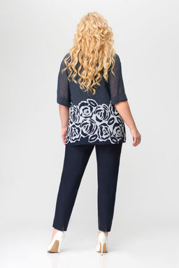 Костюм Svetlana Style 1662 синий+цветы