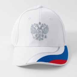 Кепка «Герб», белая, р-р 56
