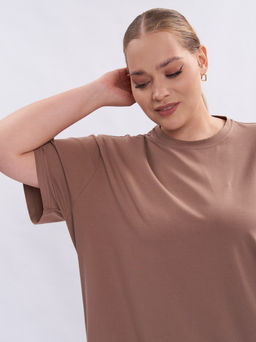 Футболка из хлопка FU21002BRW19 - Артесса фото 3