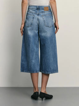 Джинсовые шорты бермуды удлиненные / Zarina  фото 10